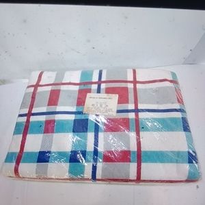 Vtg New Aberdeen Burgundy gray 80x90